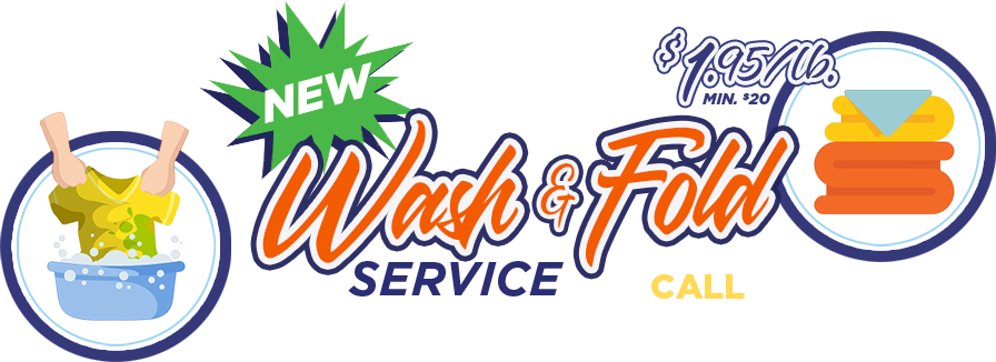 NEW! Wash & Fold Service!